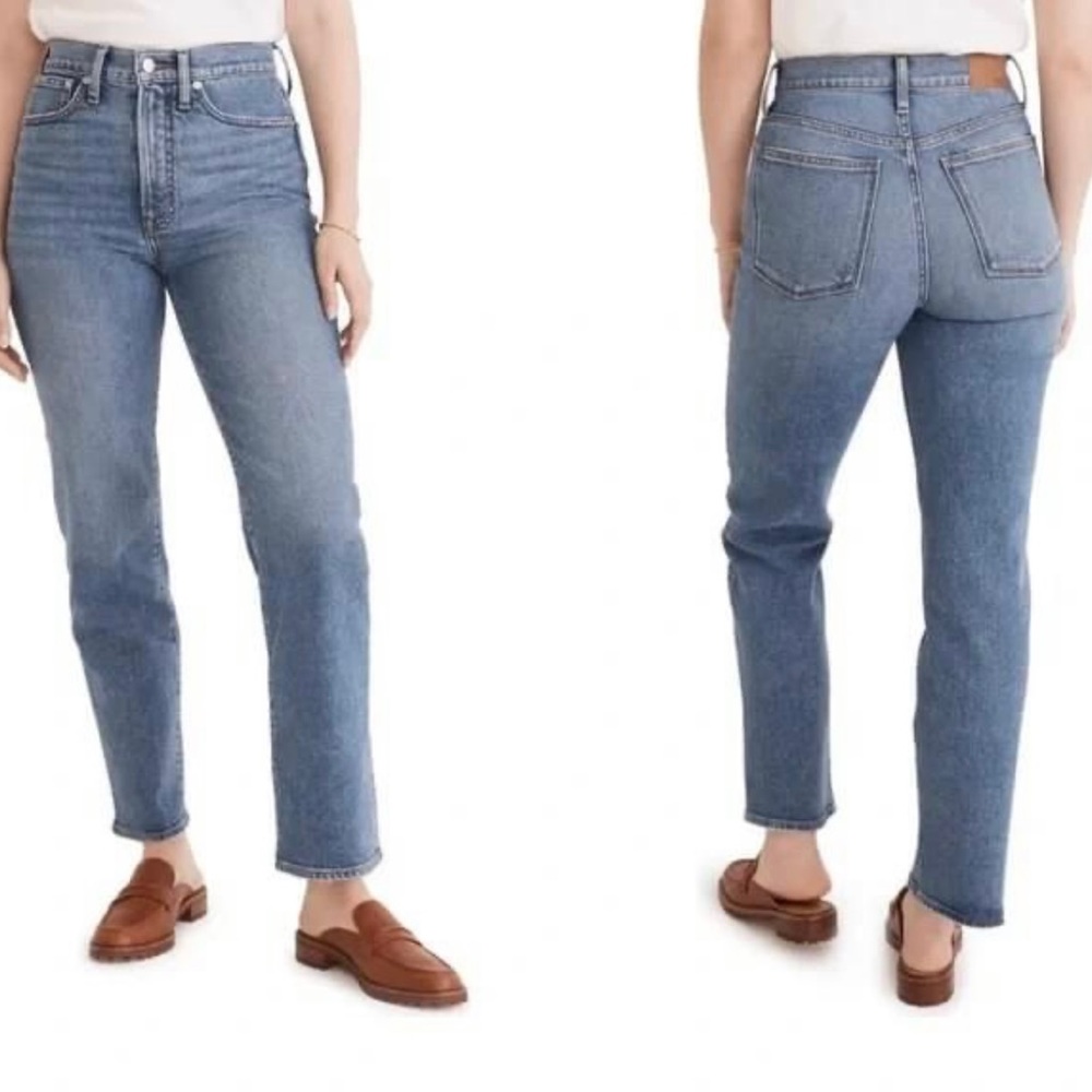 NWT - Madewell The Perfect Vintage High Waist Straight Leg Jeans (Allegany)